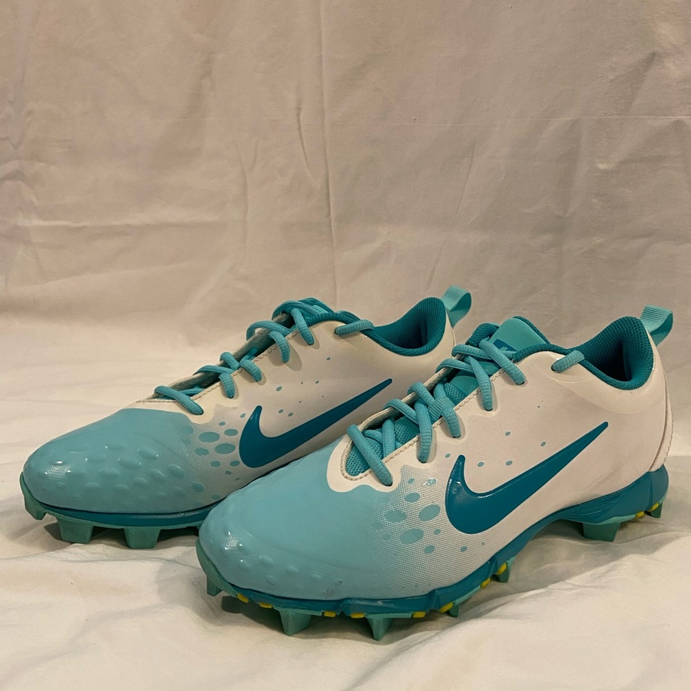 Nike Women’s Hyperdiamond Keystone 2 Blue/White Softball Cleats Size 10